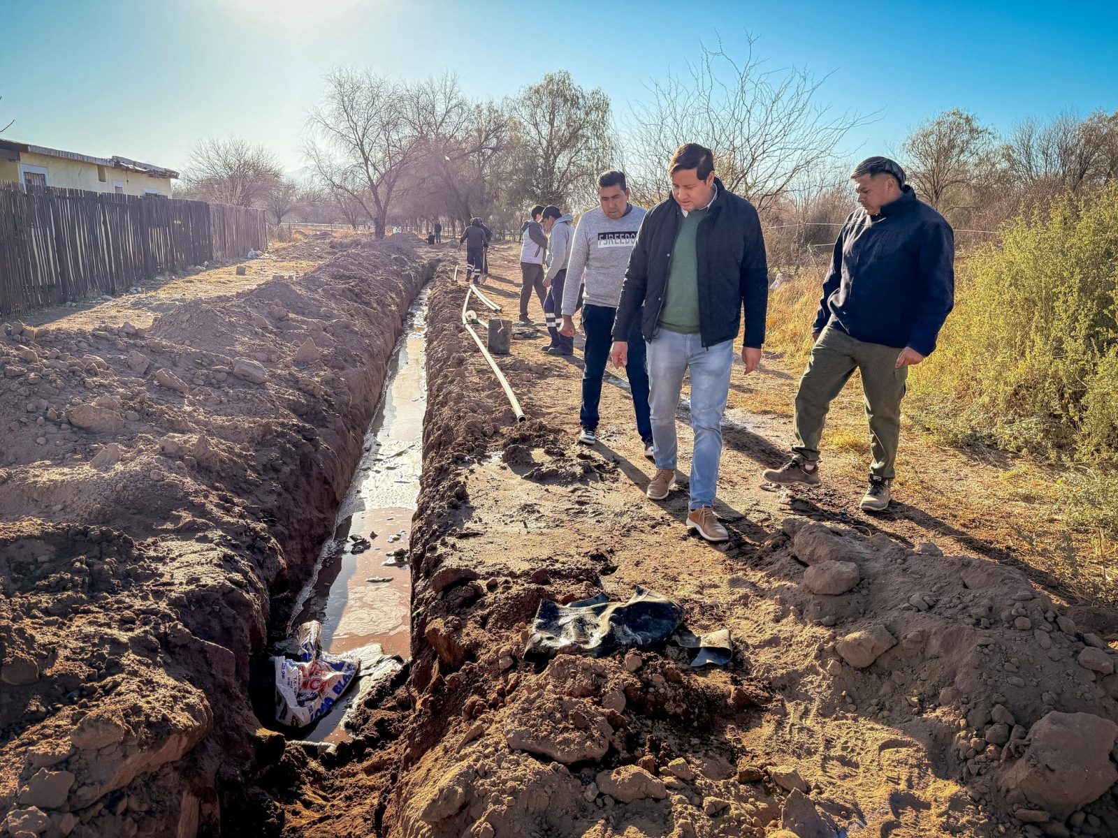 Ampliación de la red de agua potable en Los Rodríguez beneficiará a familias tinogasteñas
