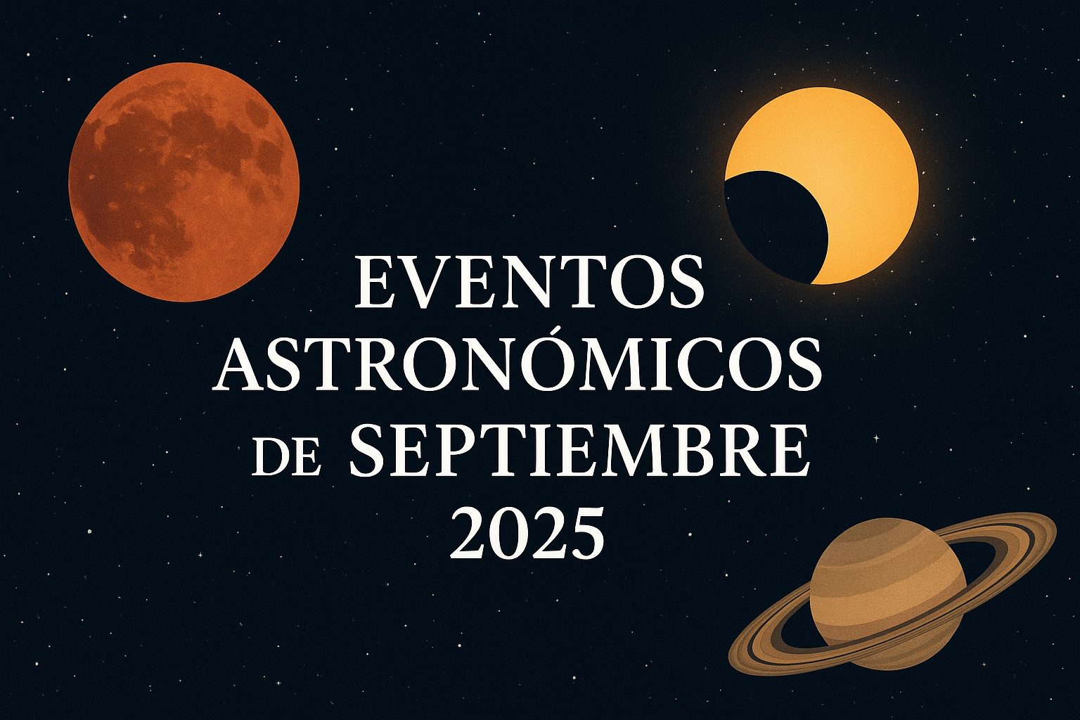 El cielo de septiembre 2025.