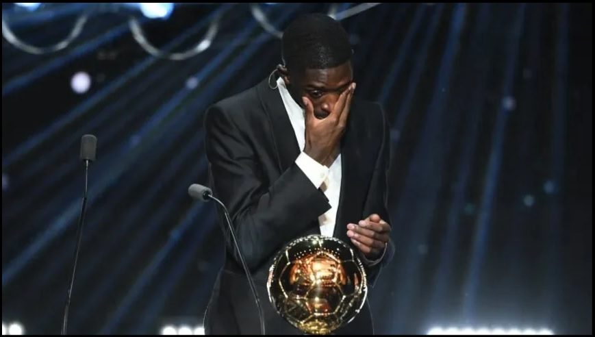 Dembélé hizo historia y levantó su primer Balón de Oro