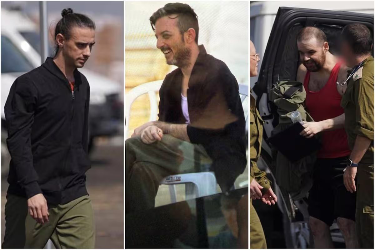 Las primeras imágenes de los argentinos liberados por Hamas: los hermanos Cunio y Eitan Horn regresaron a la libertad