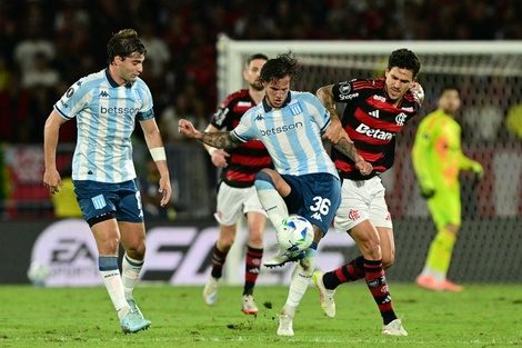 Racing cayó ante Flamengo y buscará la remontada en Avellaneda