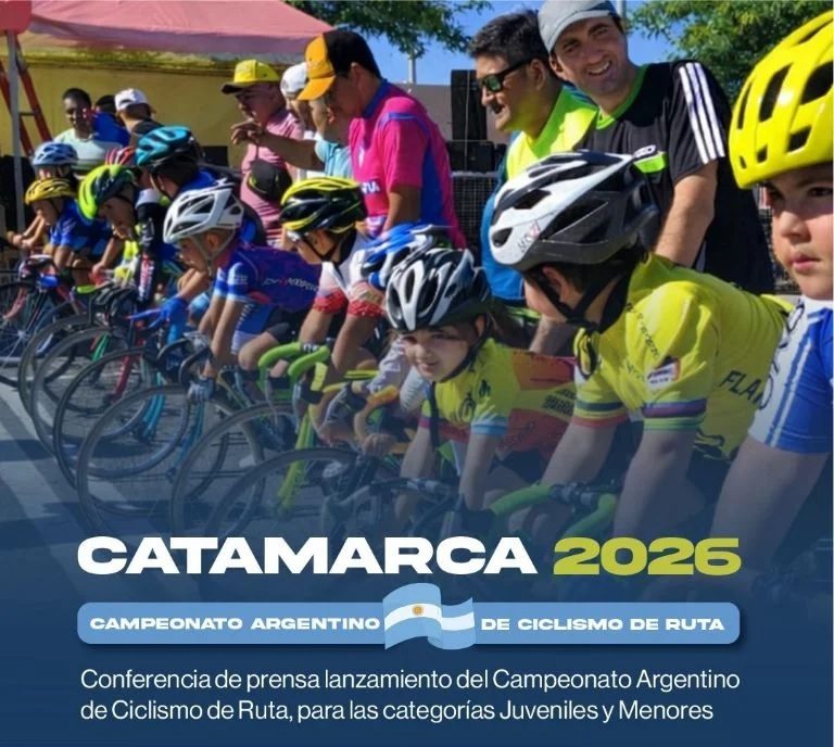 Catamarca será sede del Campeonato Argentino de Ciclismo de Ruta Catamarca se prepara para recibir el Campeonato Argentino de Ciclismo de Ruta en las categorías Juveniles y Menores, con una presentación oficial que se realizará en Casa de Gobierno. Este l